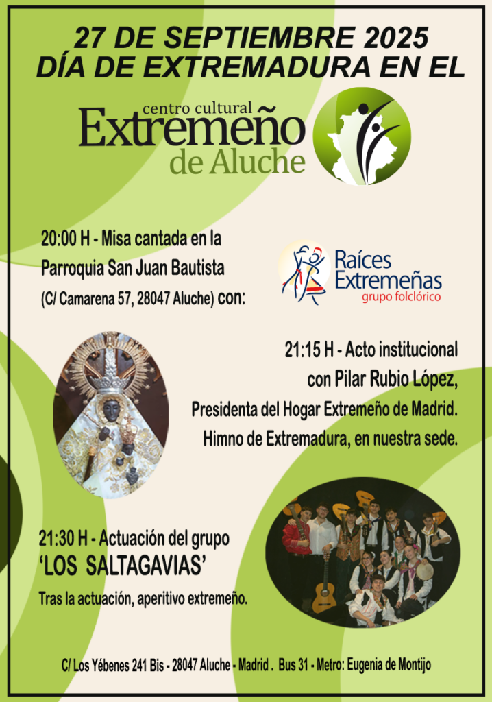 Cartel oficial CCEA del Día Extremadura 2025