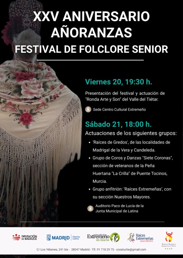 25 Aniversario del Festival de Folclore Senior 'Añoranzas'